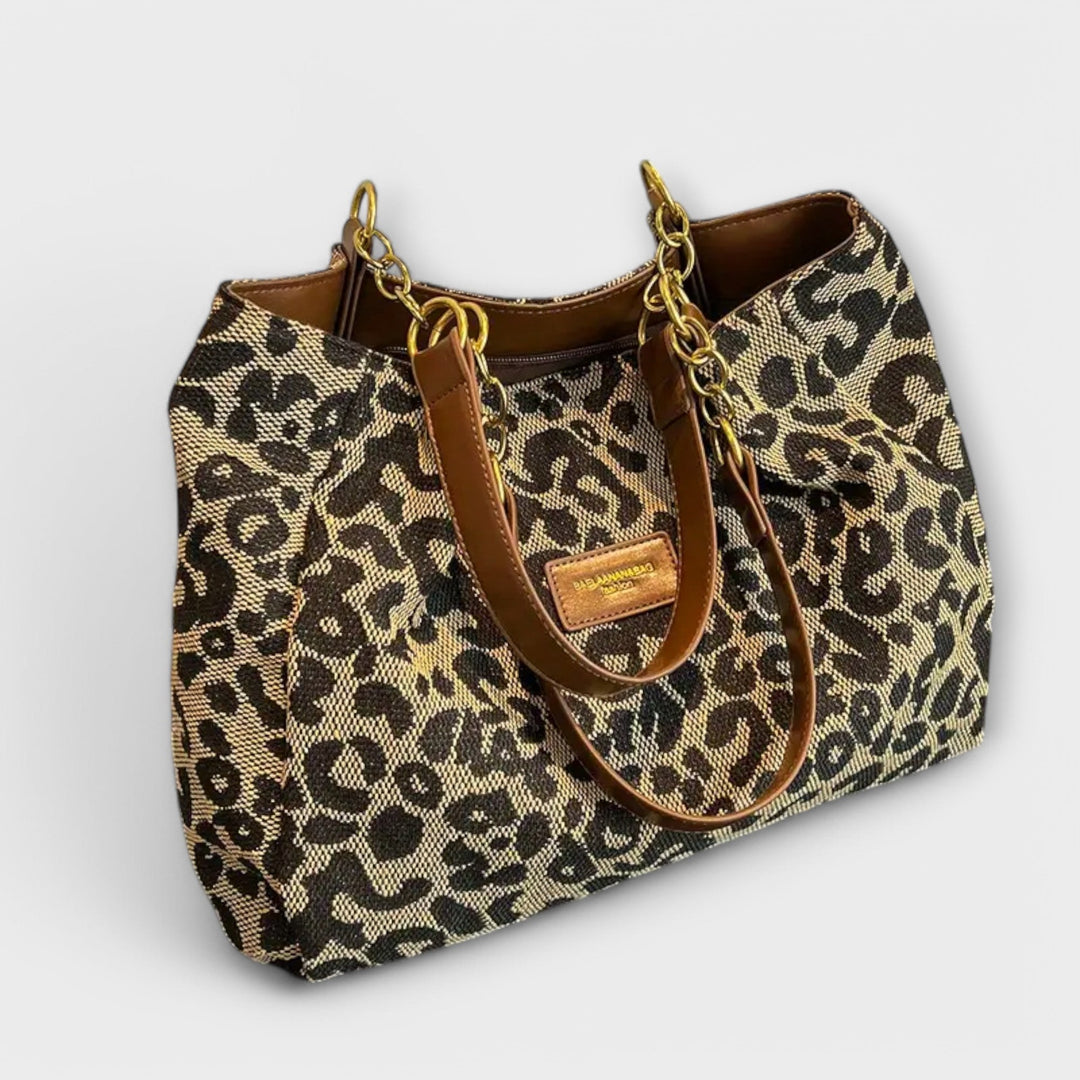 Jolise - Leopard Canvas Tote