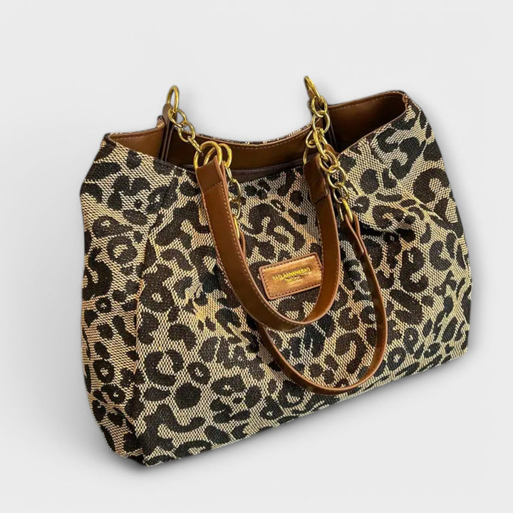 Jolise - Leopard Canvas Tote