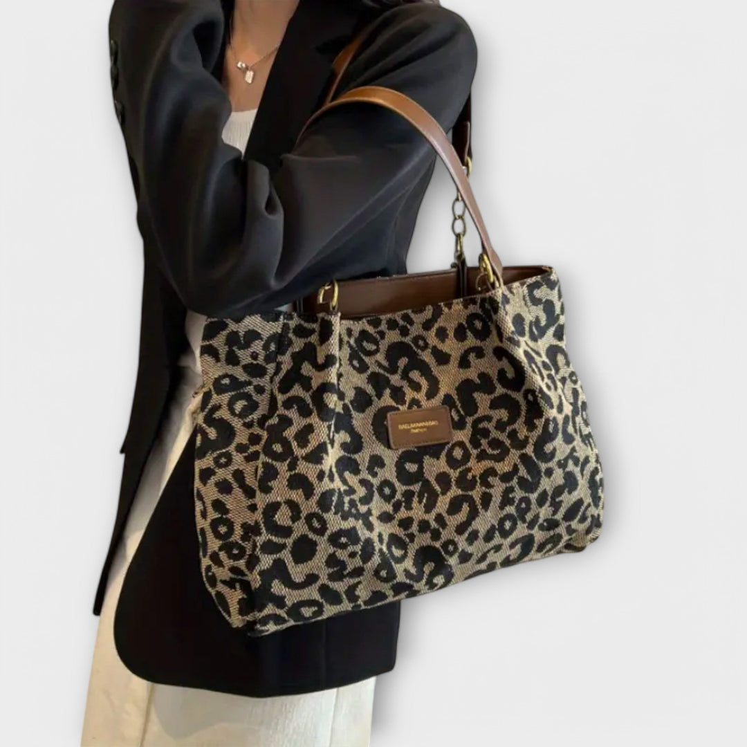 Jolise - Leopard Canvas Tote