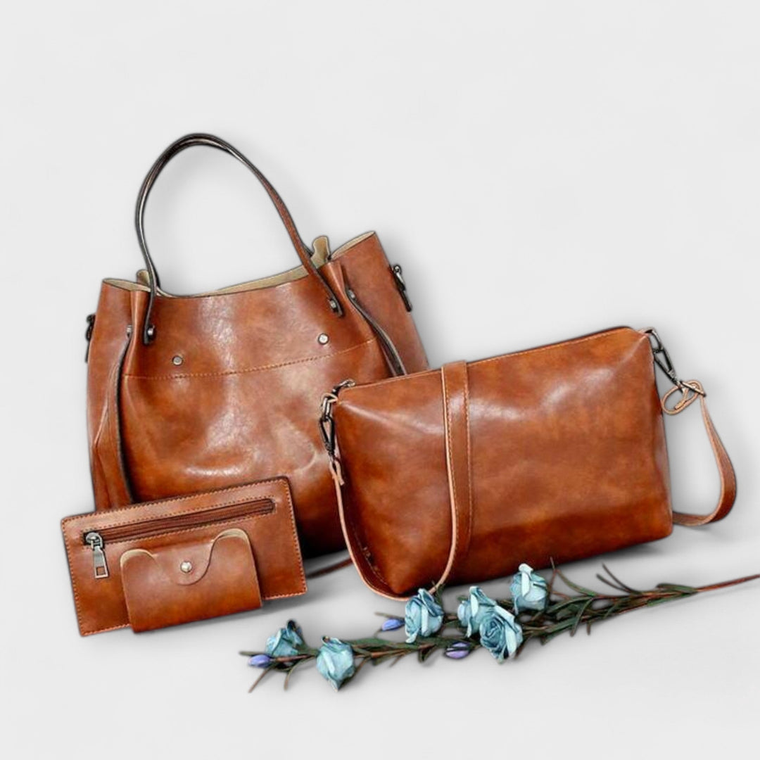 Emma | 4-Piece Vintage Bag Set