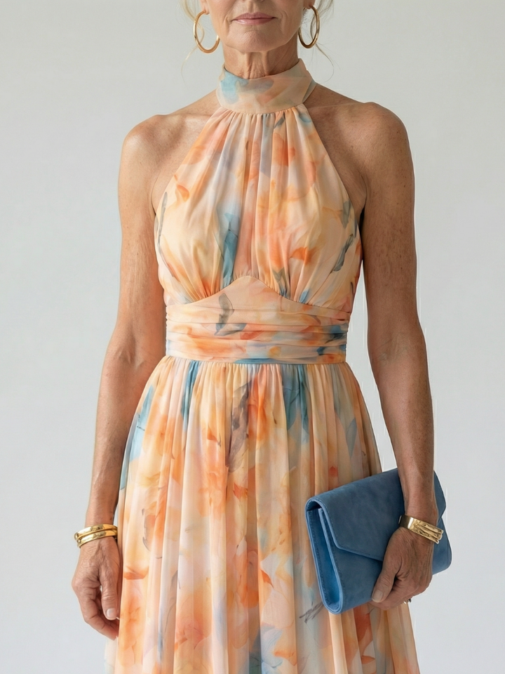 Marys | Soft Halter Midi Dress
