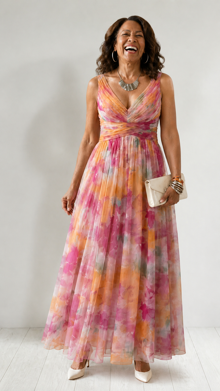 Marys | Soft Wrap Maxi Dress