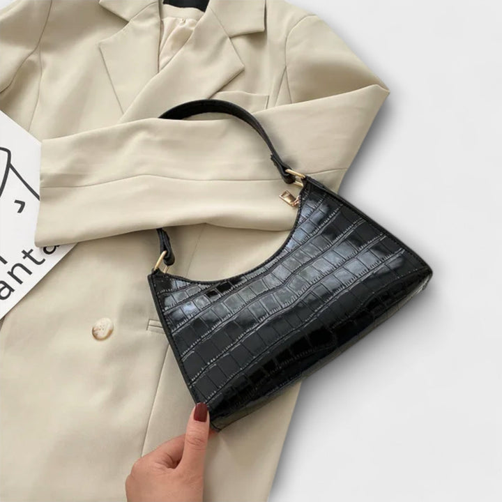 Saar - Shiny Leather Bag