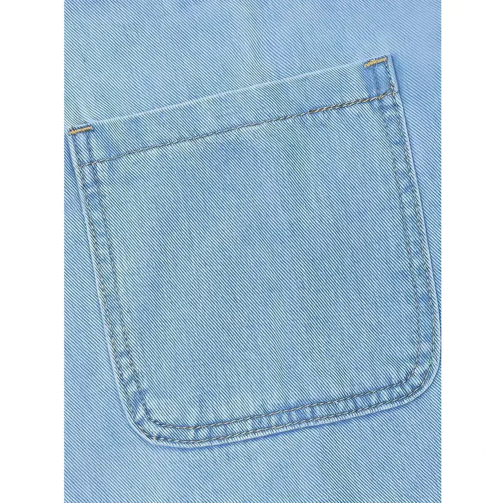 Emma Relaxed Denim-Look Dress