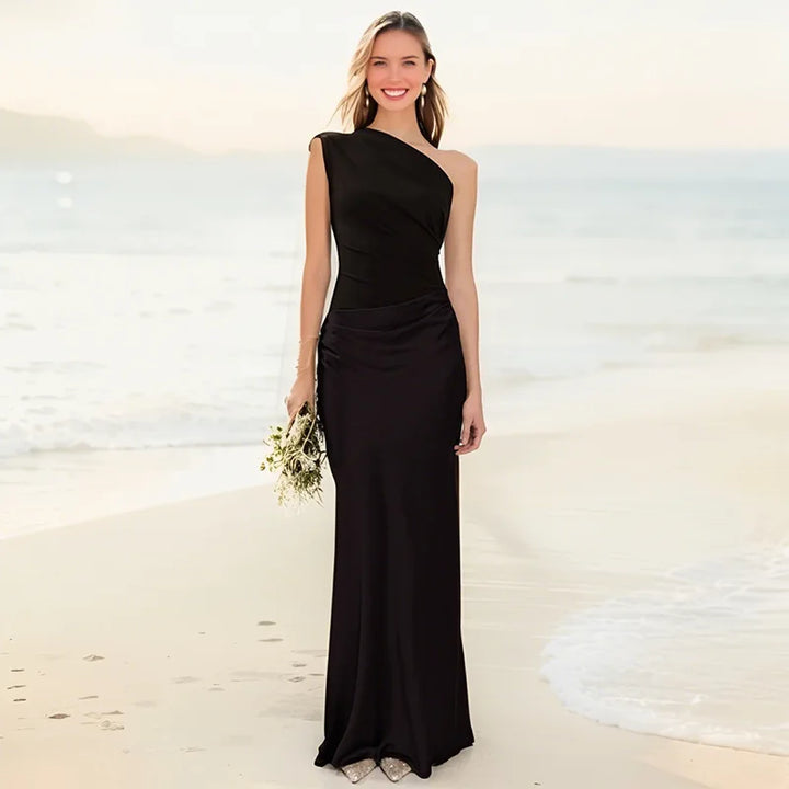 Stella & Grace™ | Maxi Dress with a Guilt in Satin